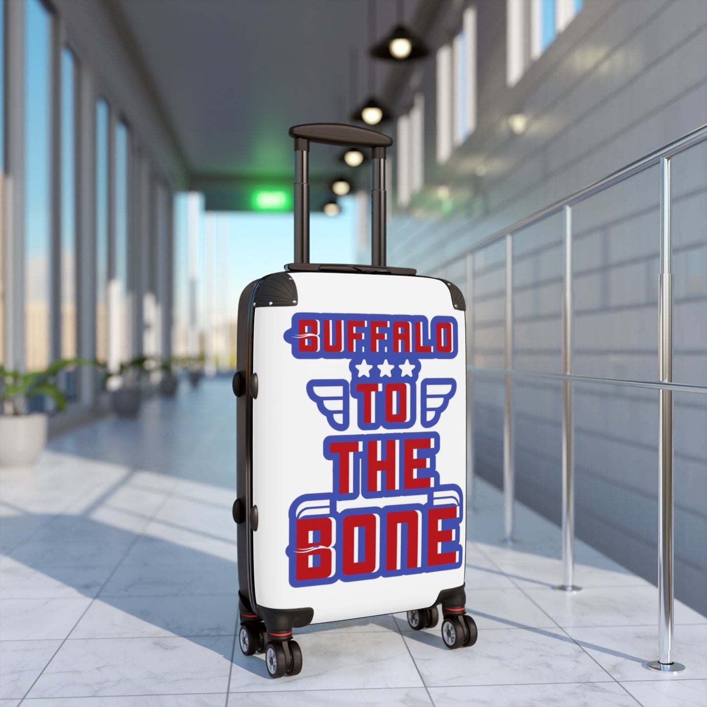 THE OFFICIAL BUFFALO TO THE BONE SUITCASE