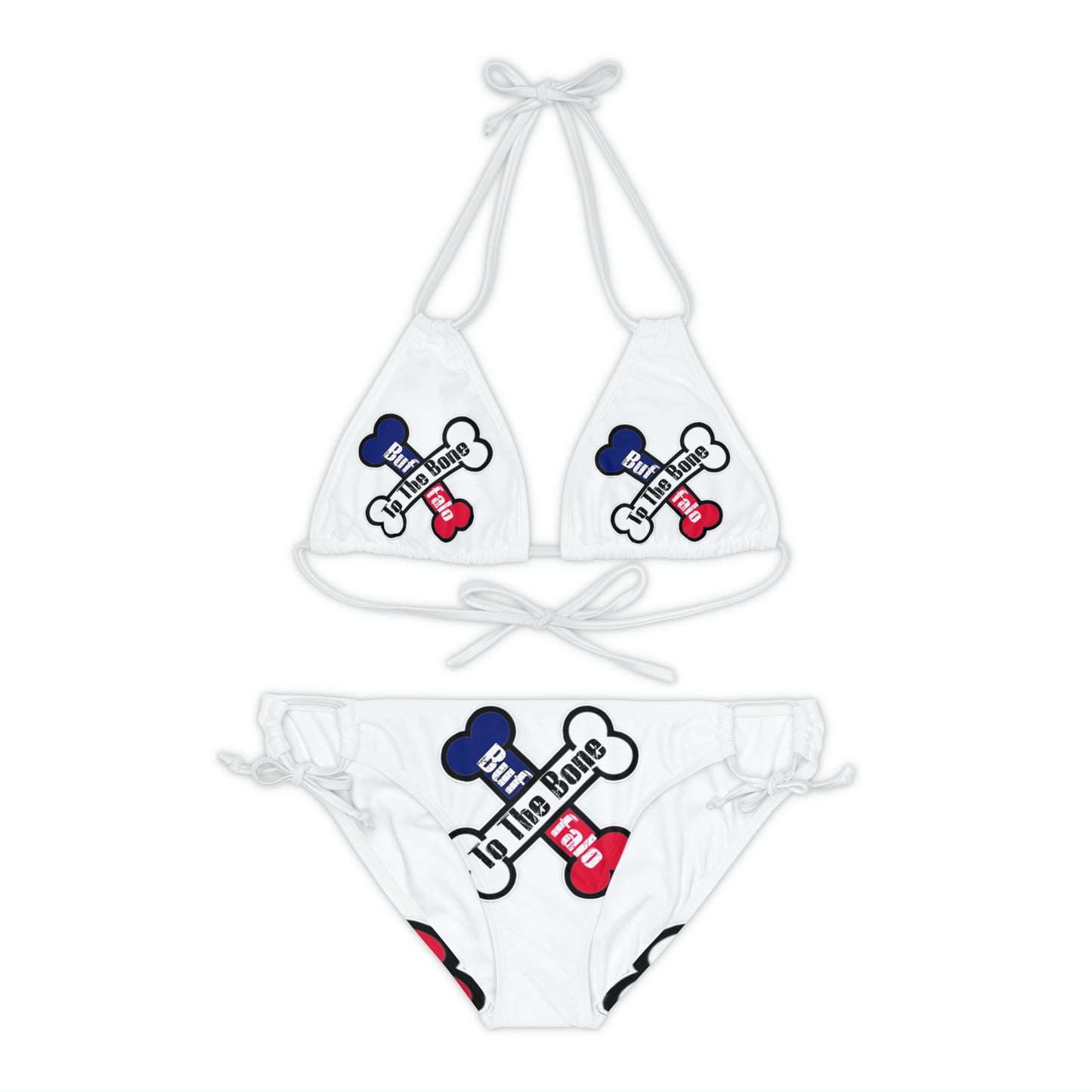 Strappy Bikini Set (AOP)