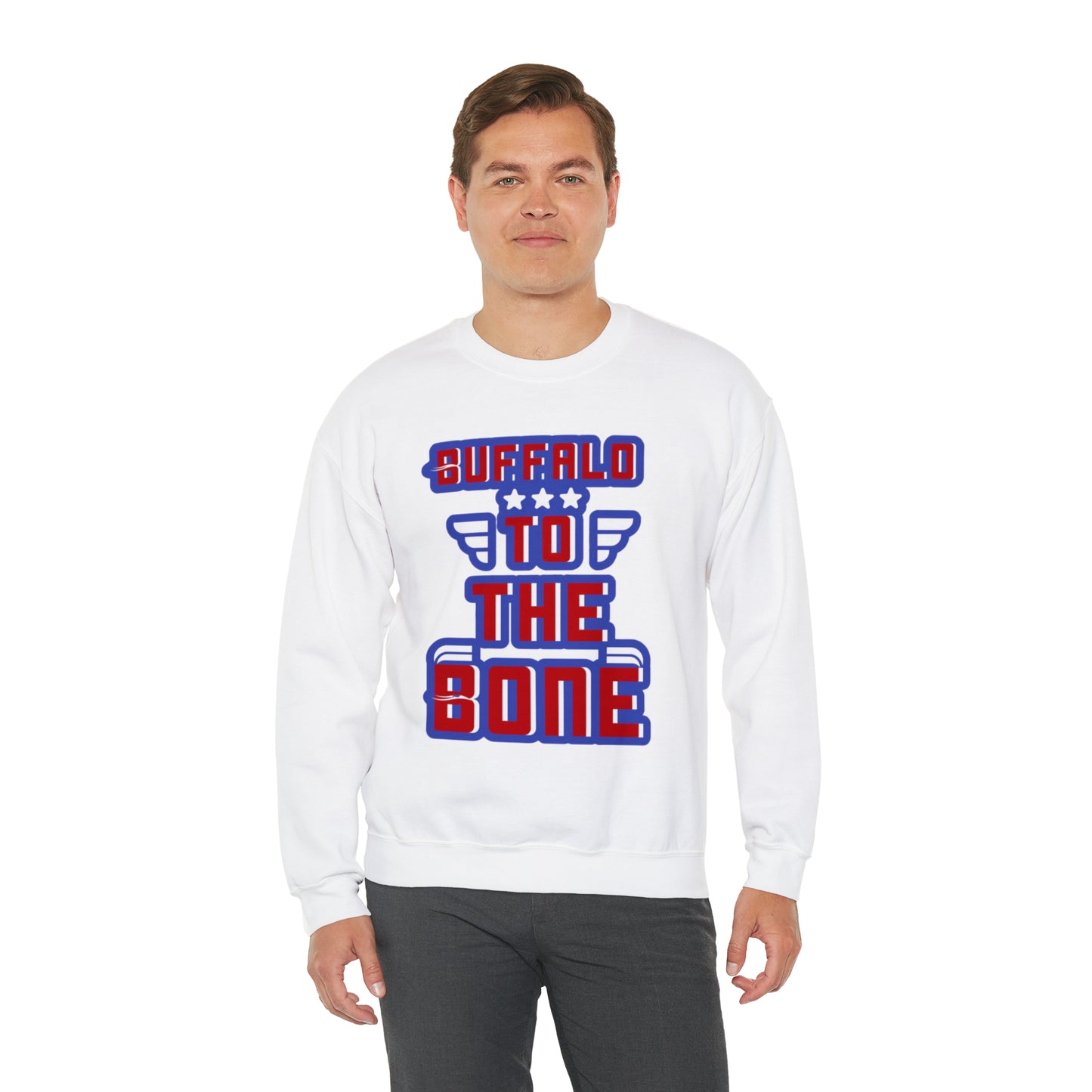 The Official Buffalo To The Bone Unisex Heavy Blend™ Crewneck Sweatshirt