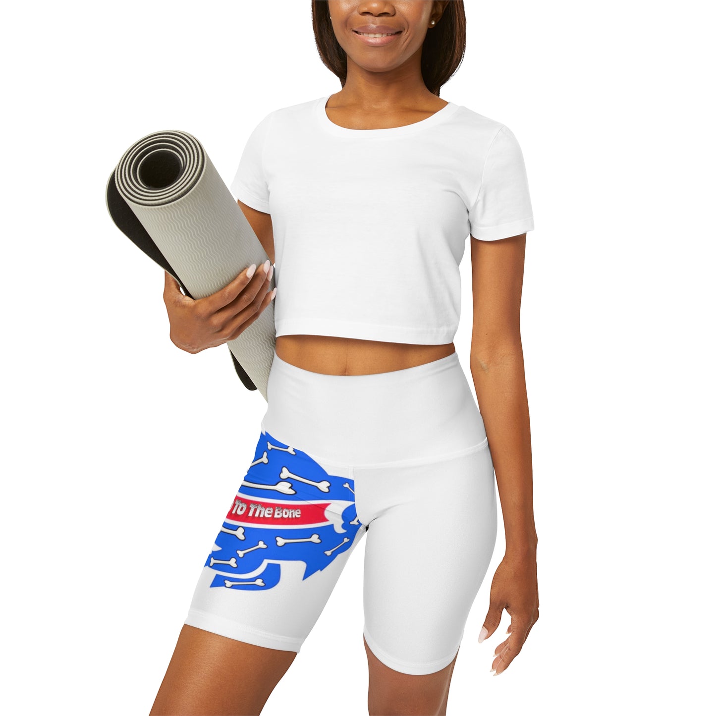 THE OFFICIAL BUFFALO TO THE BONE YOGA SHORTS