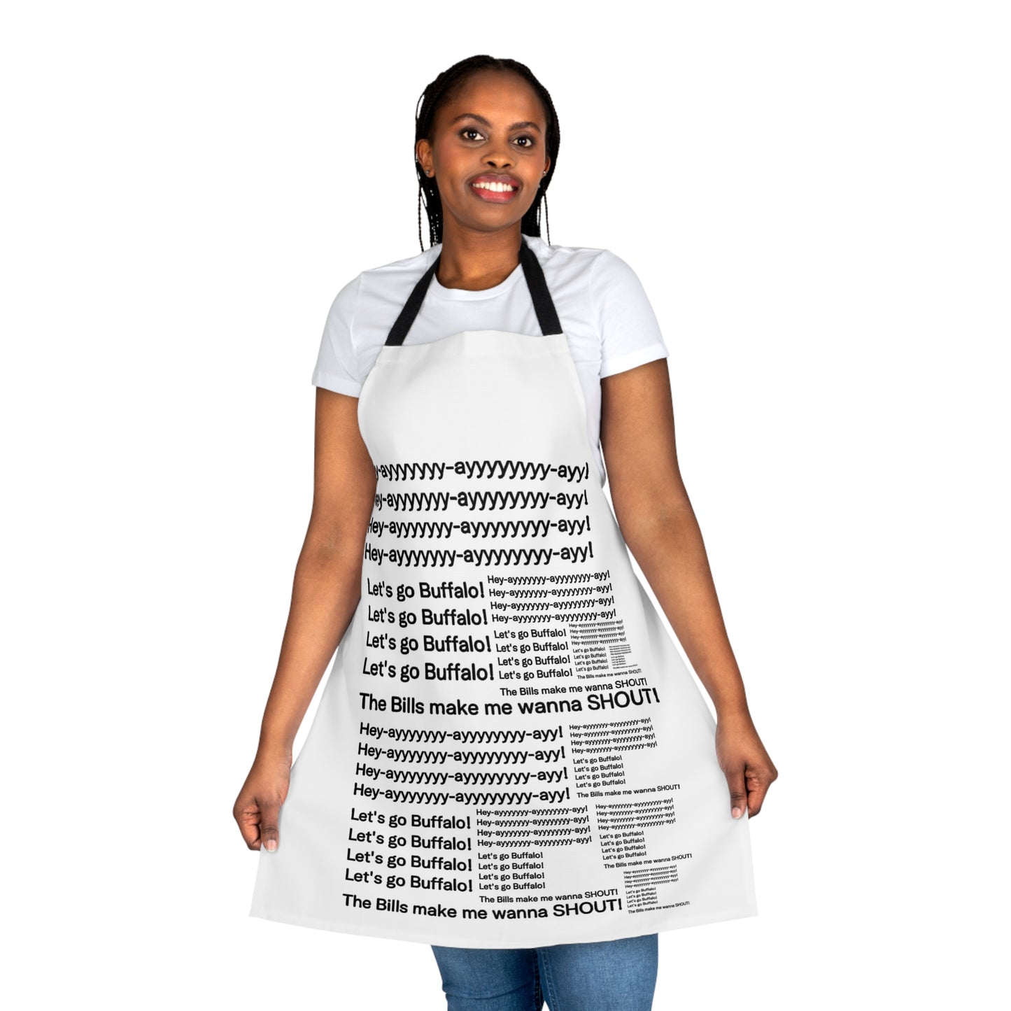 THE OFFICIAL BUFFALO BILLS ANTHEM PRINTED COOKING APRON