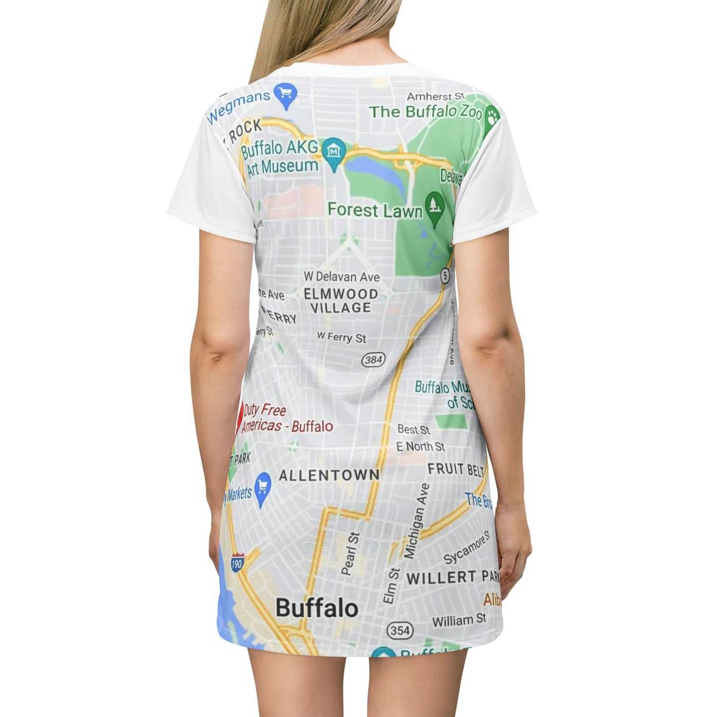 T-Shirt Dress (AOP)
