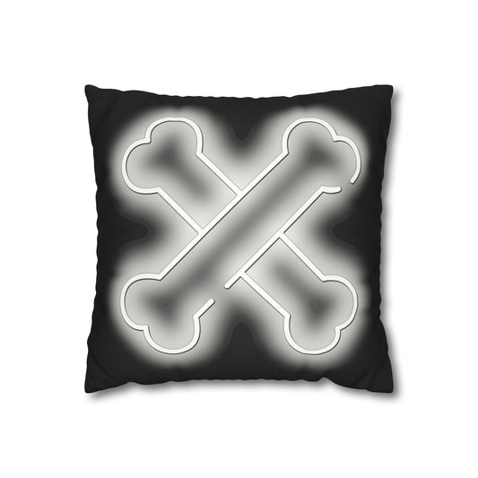 Faux Suede Square Pillow Case