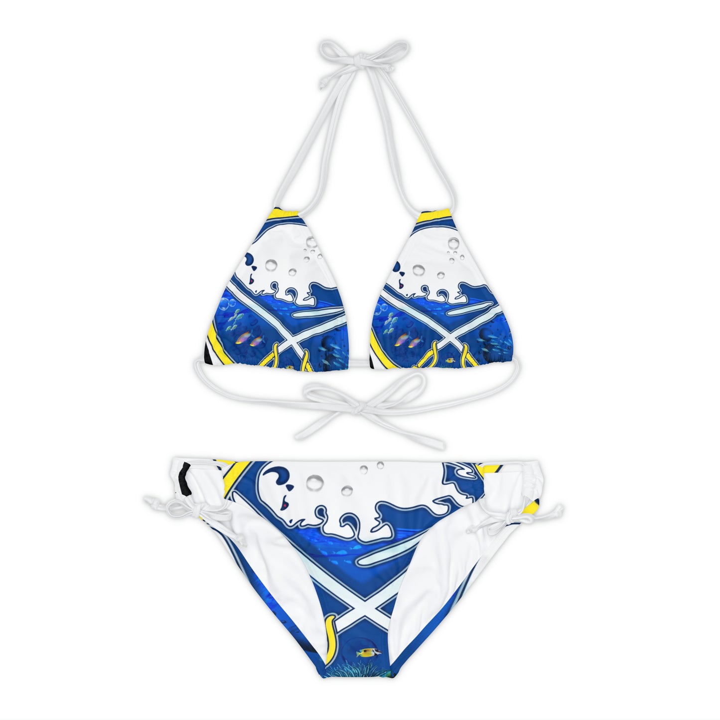 Strappy Bikini Set (AOP)