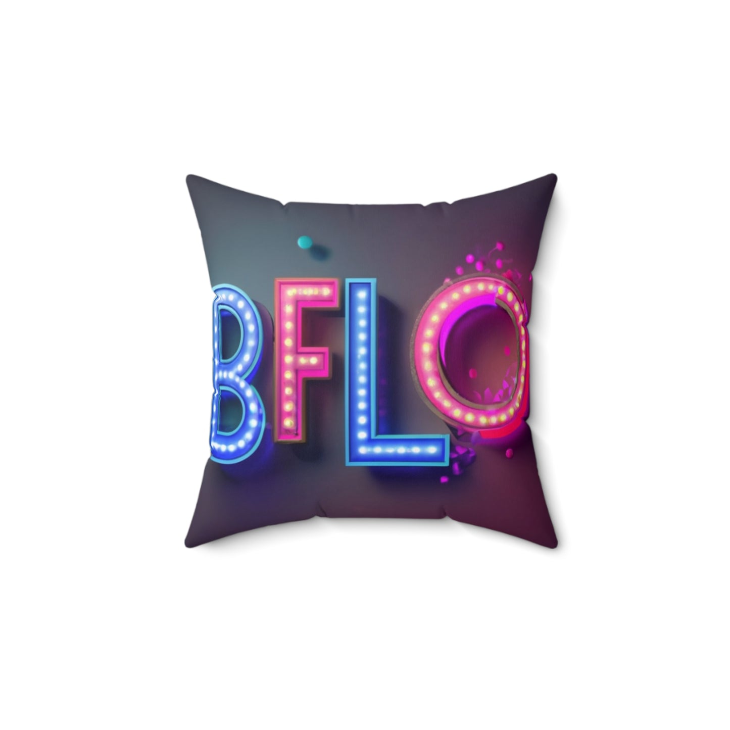 Spun Polyester Square Pillow