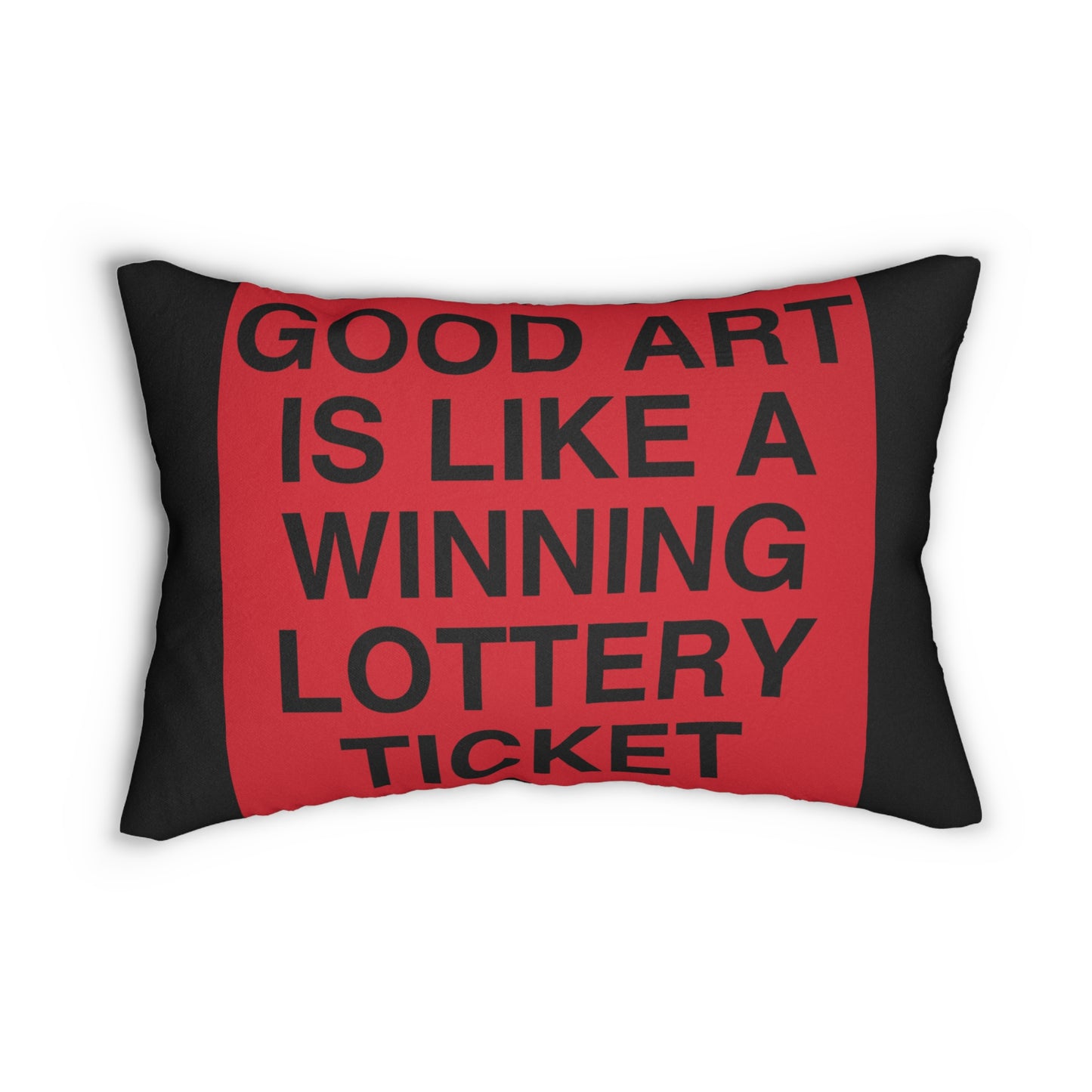 Spun Polyester Lumbar Pillow