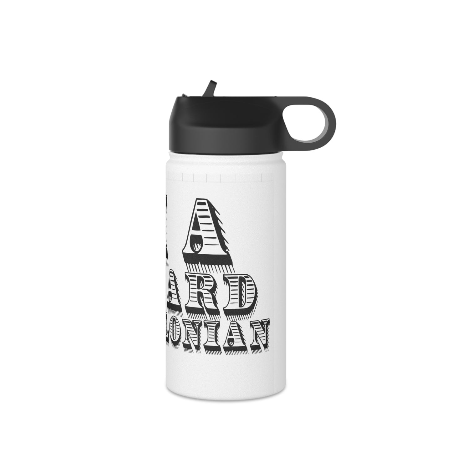 I'm A Die Hard Buffalonian Stainless Steel Water Bottle, Standard Lid