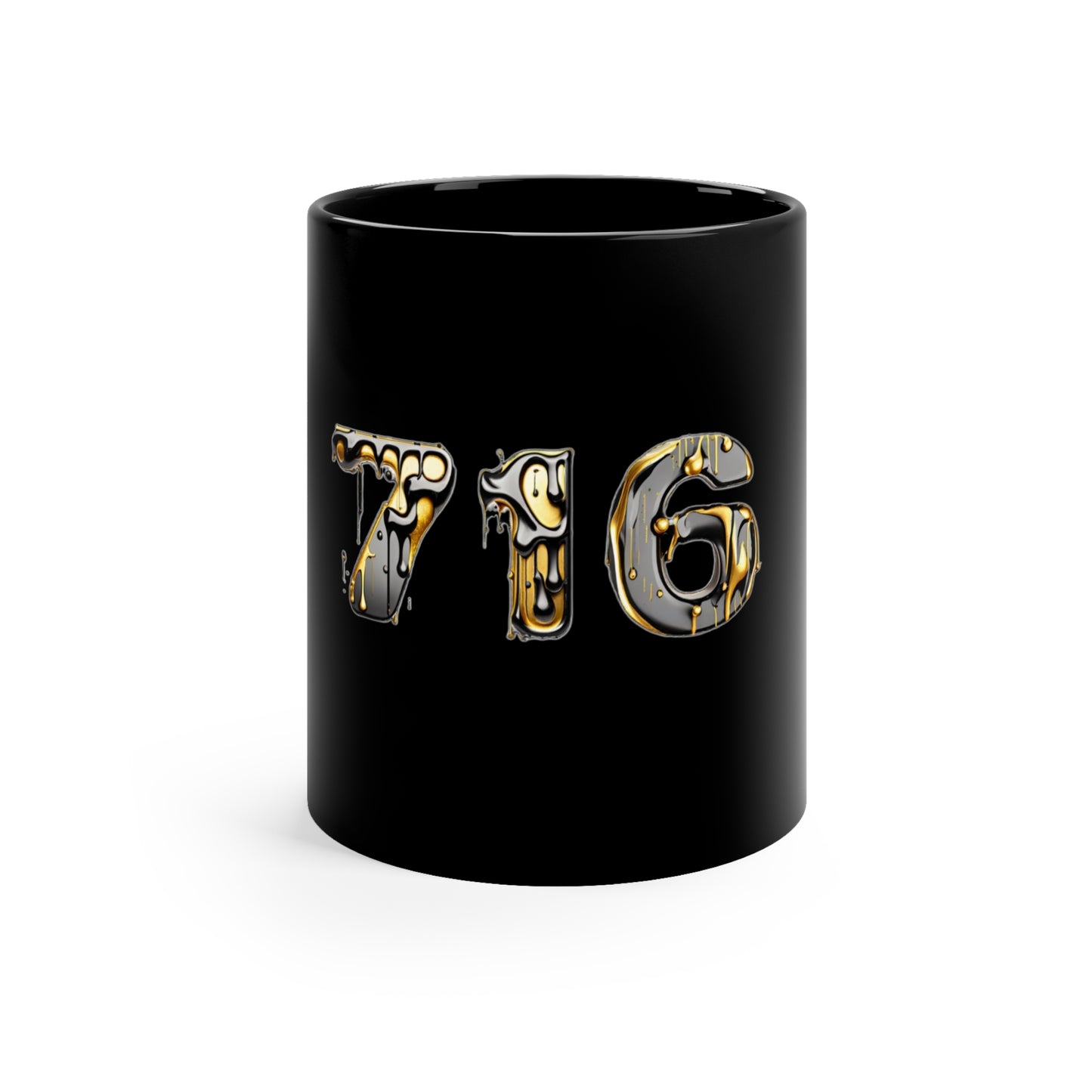 11oz Black Mug