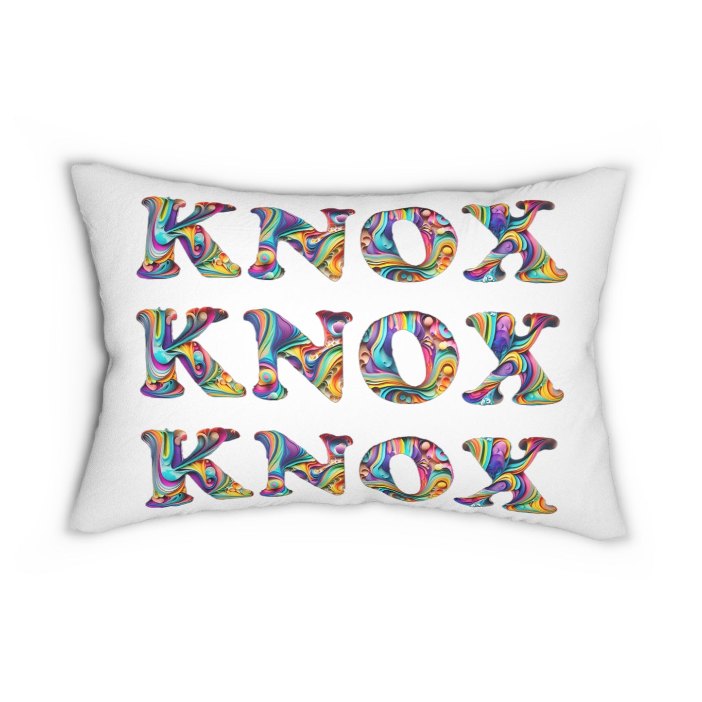 Spun Polyester Lumbar Pillow