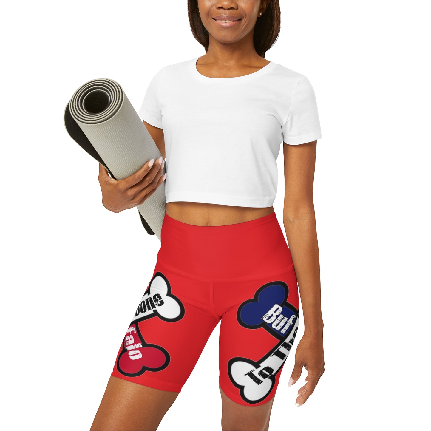 THE OFFICIAL BUFFALO TO THE BONE YOGA SHORTS