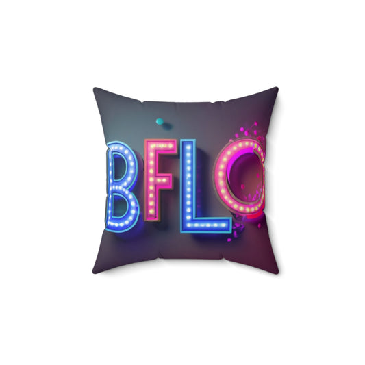 Spun Polyester Square Pillow