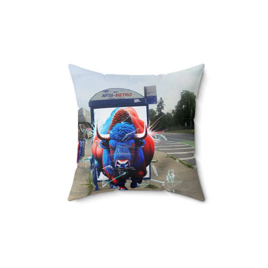 Spun Polyester Square Pillow
