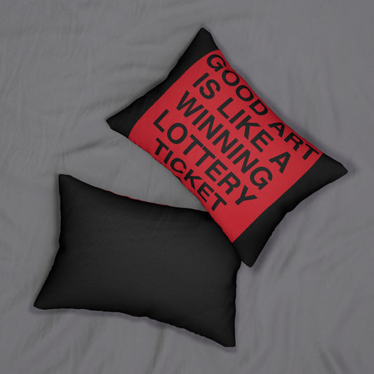 Spun Polyester Lumbar Pillow