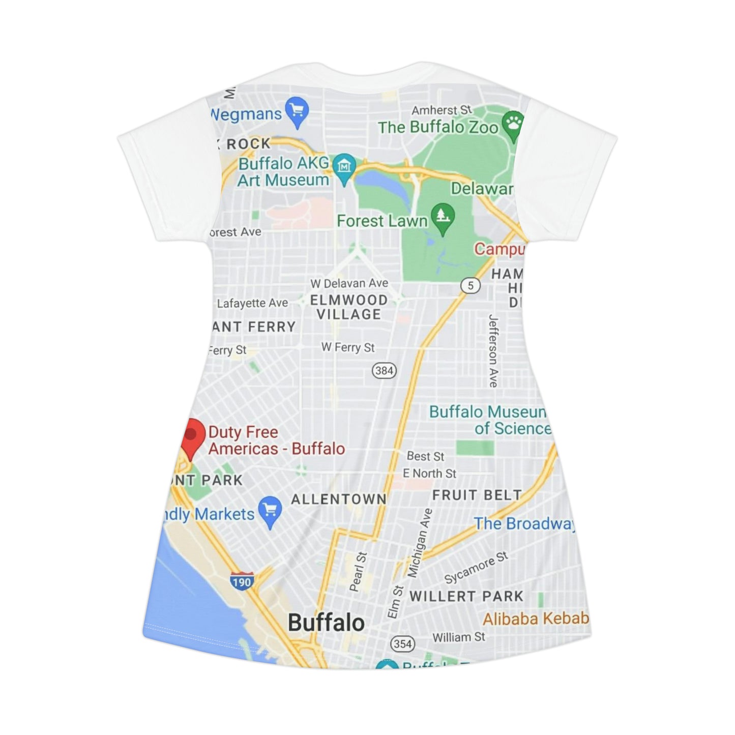 T-Shirt Dress (AOP)