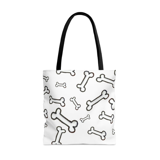 THE ALL WHITE BUFFALO TO THE BONE TOTE BAG