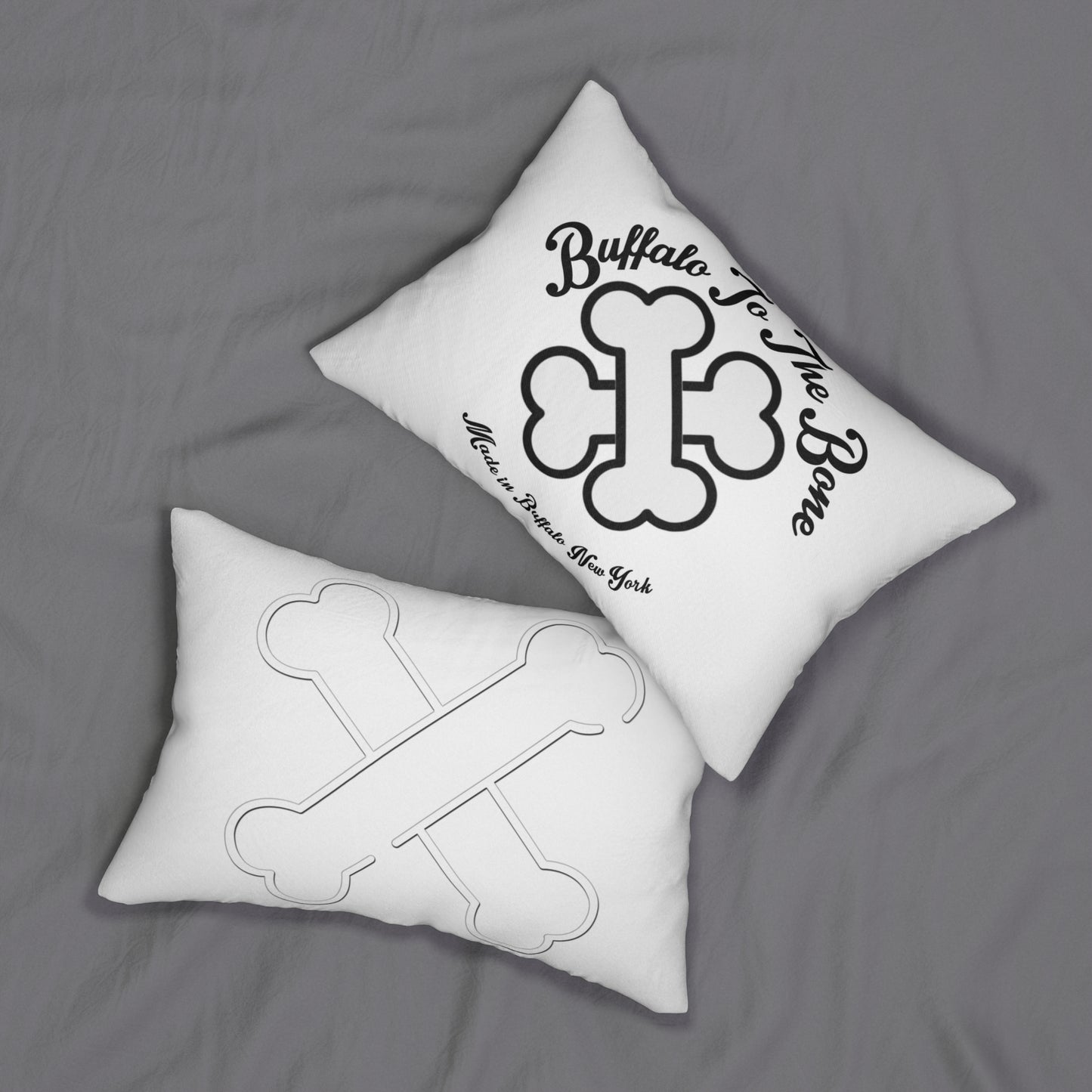 Spun Polyester Lumbar Pillow