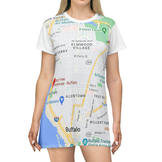 T-Shirt Dress (AOP)