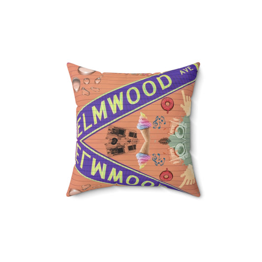 Spun Polyester Square Pillow