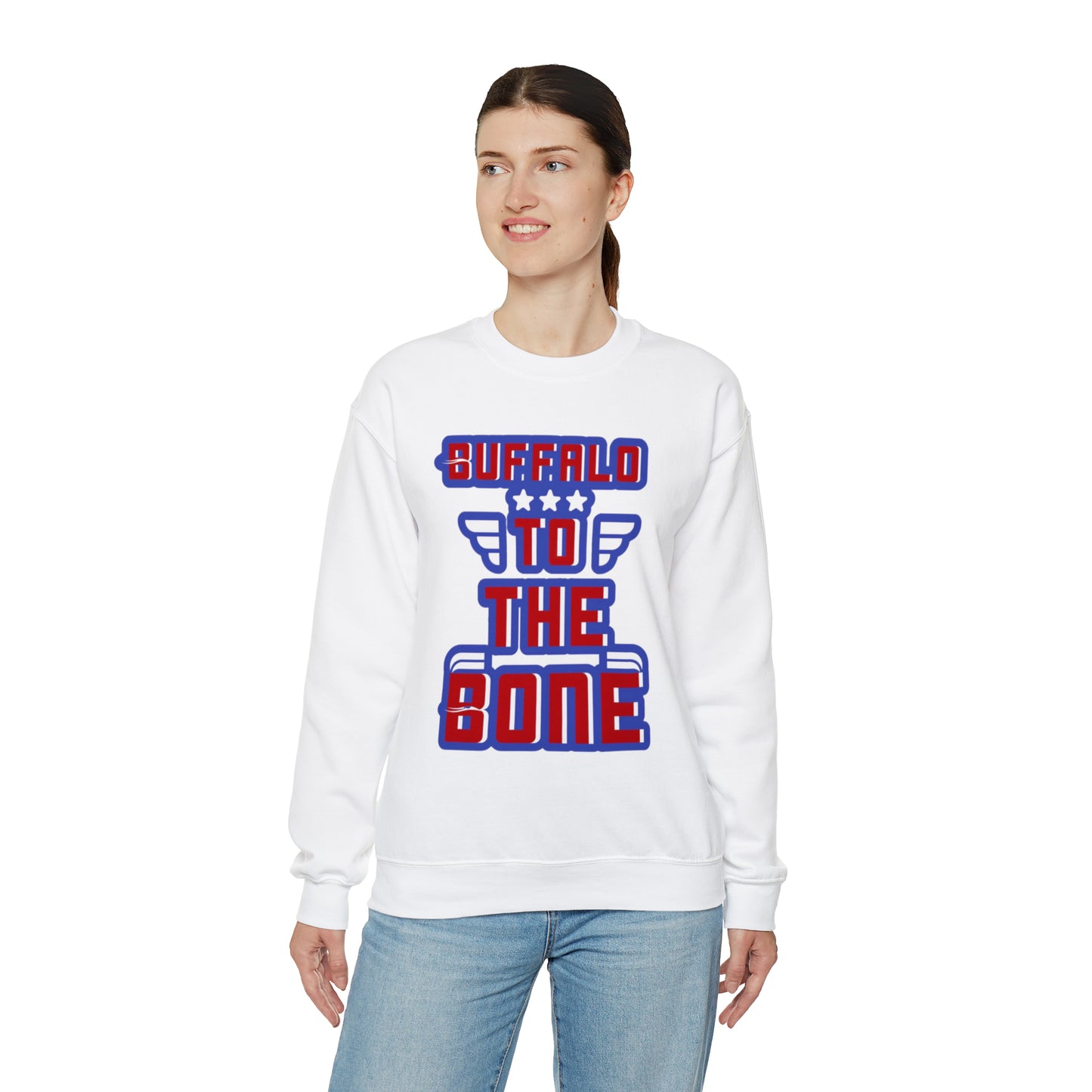 The Official Buffalo To The Bone Unisex Heavy Blend™ Crewneck Sweatshirt