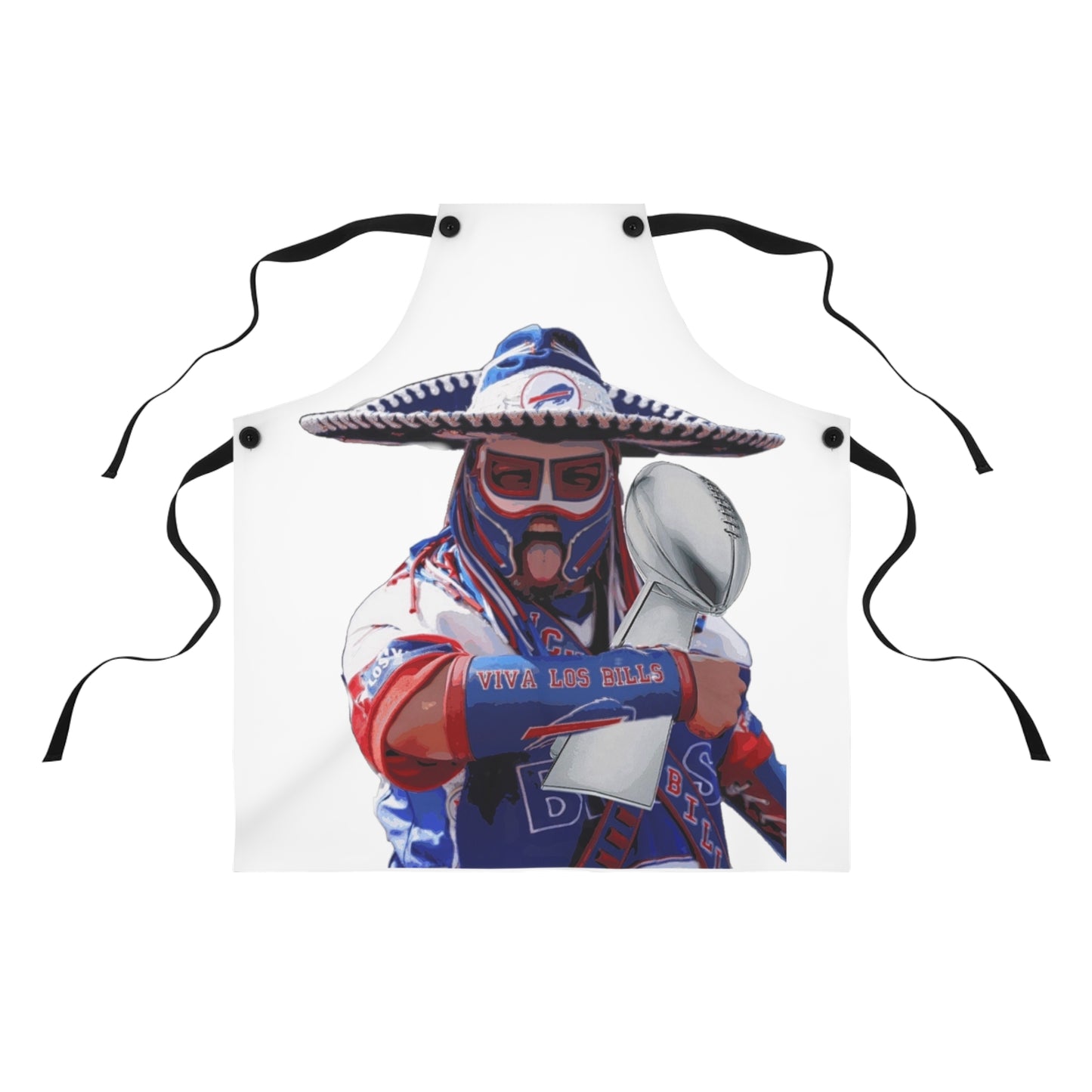 THE OFFICIAL PANCHO BILLA SUPER BOWL TROPHY CLUTCH GIFT APRON