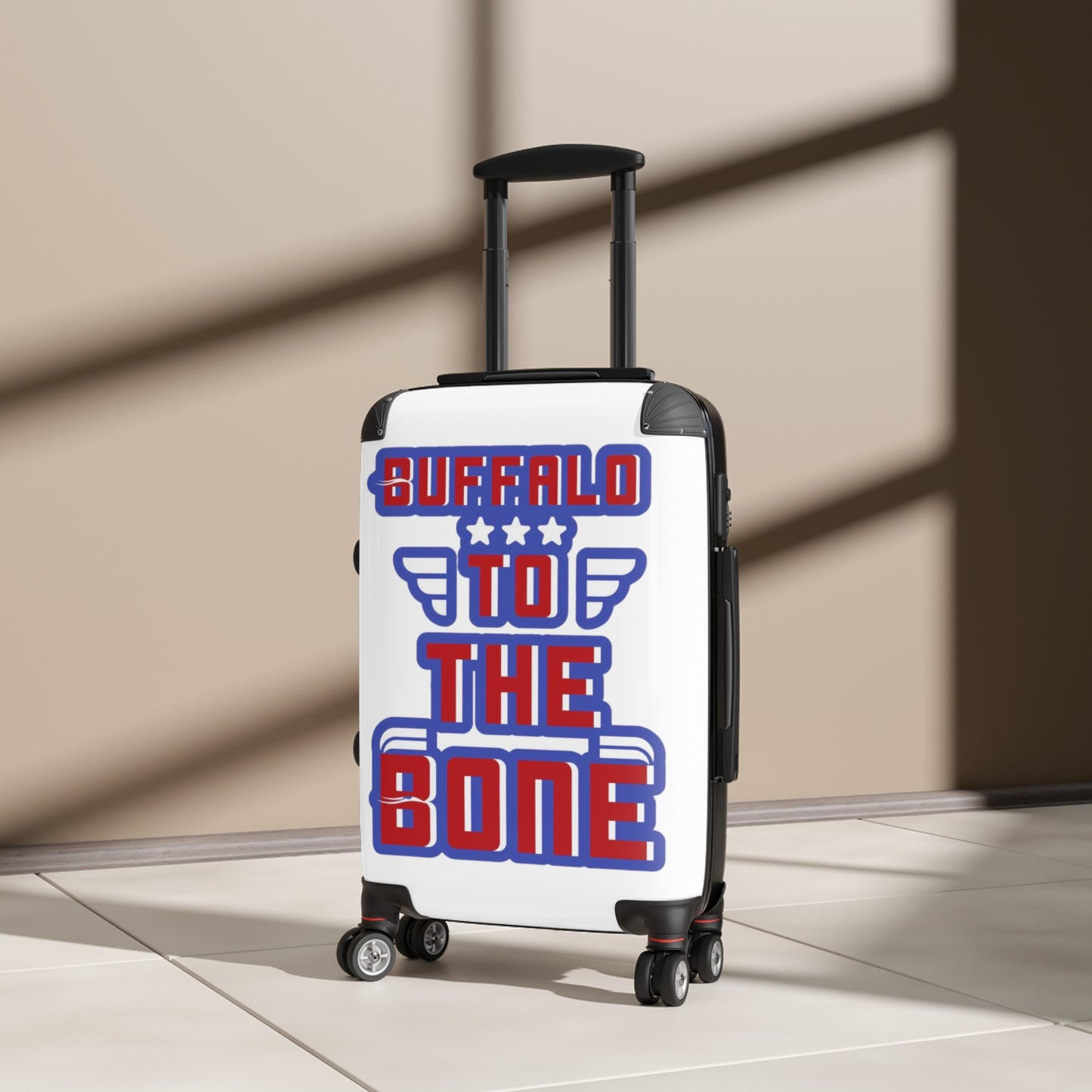 THE OFFICIAL BUFFALO TO THE BONE SUITCASE