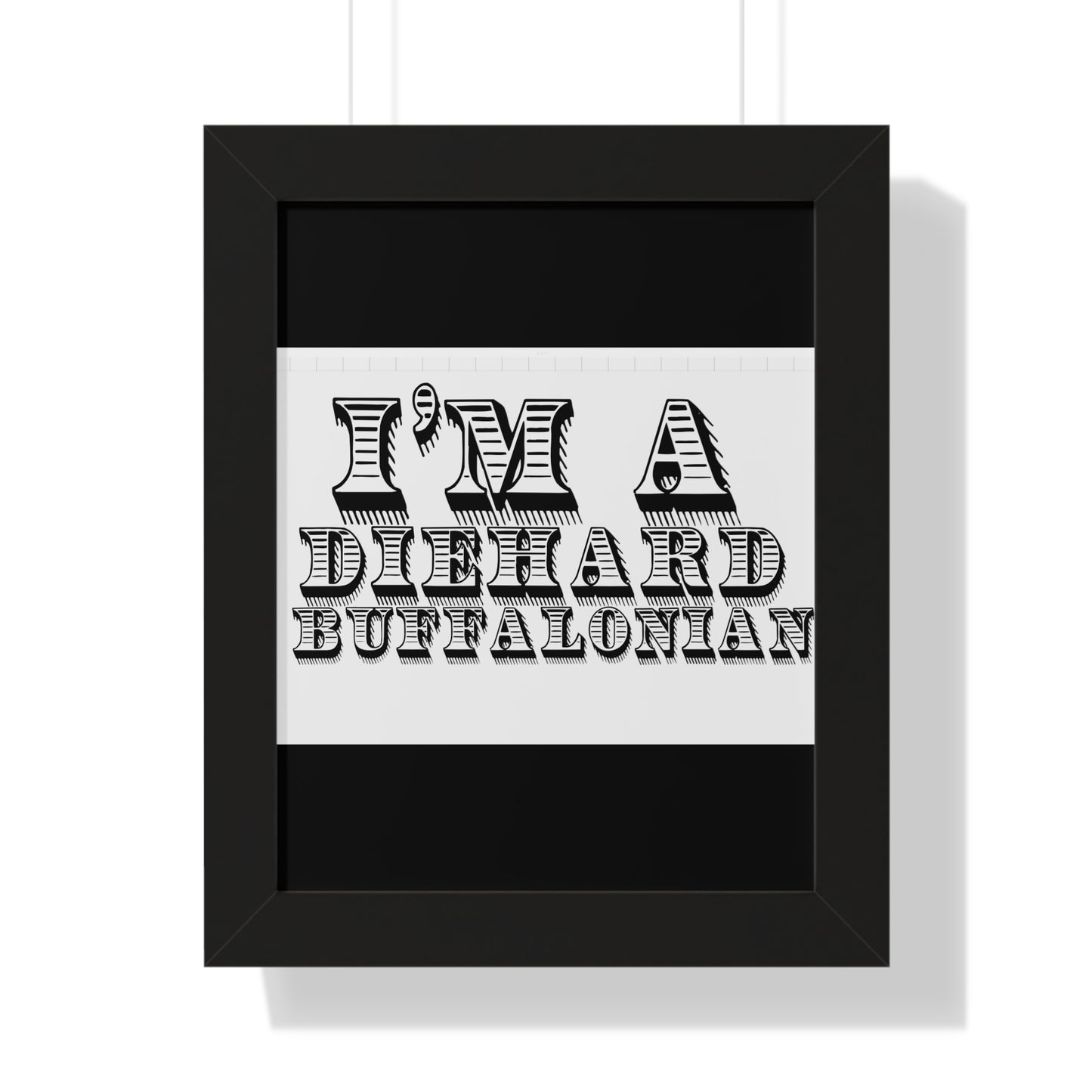 Framed Vertical Poster